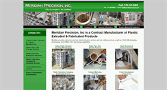 Desktop Screenshot of meridianprecision.com